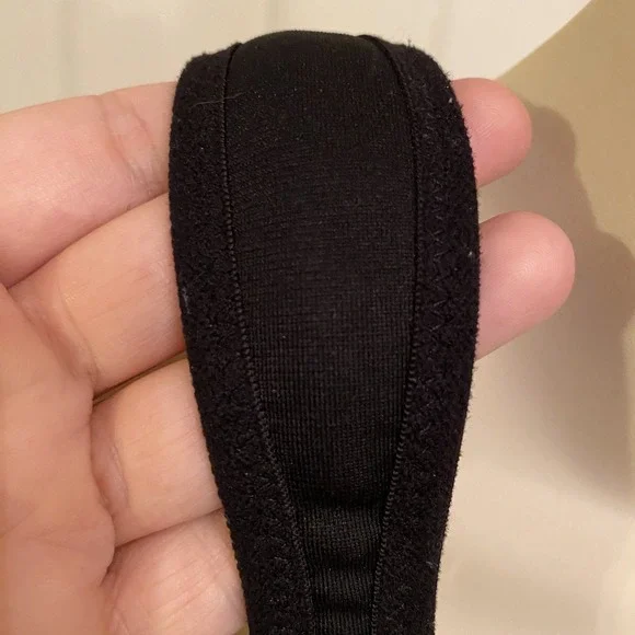 Glamorise RN 15564 BlackWonder Wire Lace Cup Underwired T Shirt Bra Size 36F EUC - Picture 2 of 15